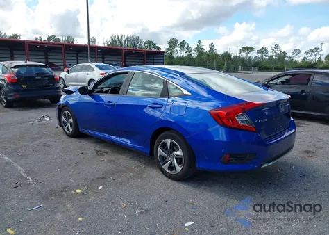 2020 Honda Civic Lx из США, поврежденный, VIN 19XFC2F65LE009264